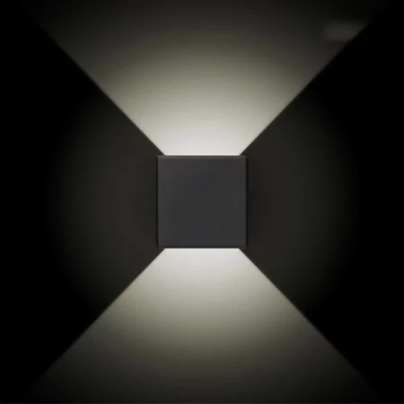 Aplique Quadrado LED - 3W - IP65 - 85Lm - 4000k Luz Dia