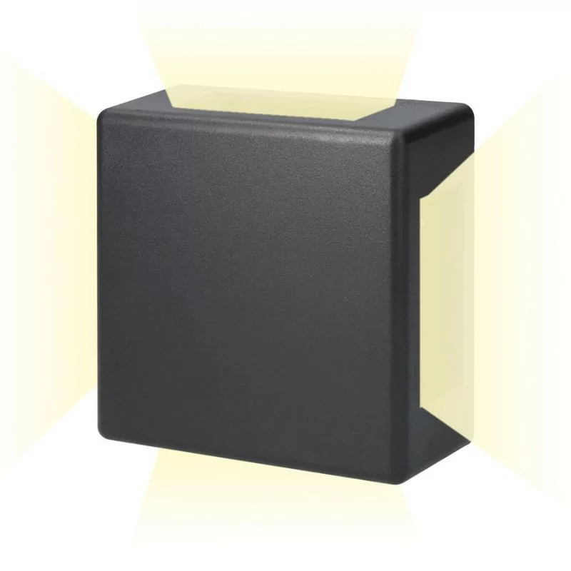 LED Square wall light 6W - IP65 - 130Lm - 4000k Daylight