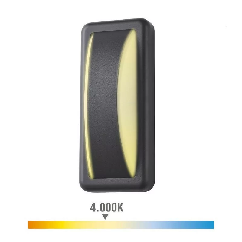 Aplique Retângular LED 6W - IP65 -200Lm - 4000k Luz Dia