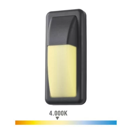 Aplique Retângular LED 6W - IP65 - 200Lm - 4000k Luz Dia - EDM (32153)