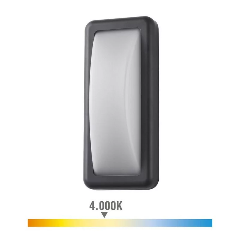 Rectangular wall light LED 6W - IP65 - 450Lm - 4000k Daylight