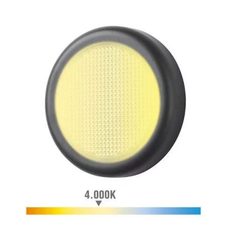 Aplique Redondo LED 6W - 450Lm - IP65 - 4000k Luz Dia