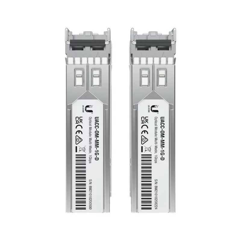 Ubiquiti Networks UACC-OM-MM-1G-D-2 módulo de transcetor de rede Fibra ótica 1250 Mbit/s SFP