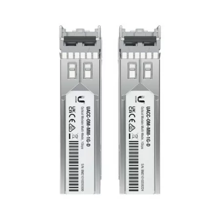Ubiquiti Networks UACC-OM-MM-1G-D-2 módulo de transcetor de rede Fibra ótica 1250 Mbit/s SFP