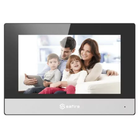 Monitor for Video Intercom - 7 Inches - Micro SD Slot - SF-VIDISP01W-7WIP