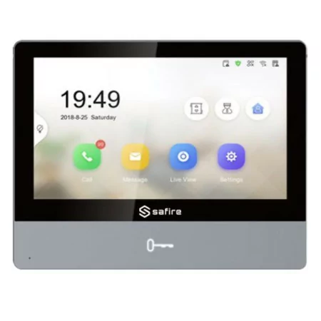 Monitor para Videoportero - 7 Pulgadas - Slot p/ Micro SD - SF-VIDISP02-7WIP