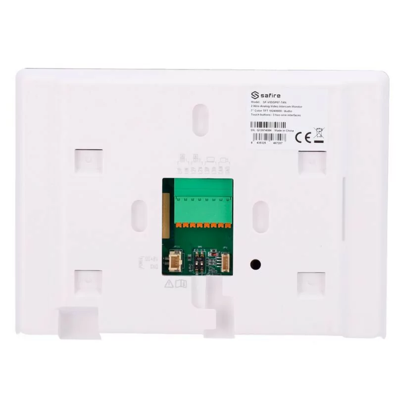 Monitor para Vídeo-Porteiro - 7 Polegadas - SF-VIDISP07-7AN