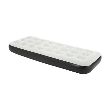 Colchão de Campismo Insuflável - 73x191x22cm - Branco/Preto