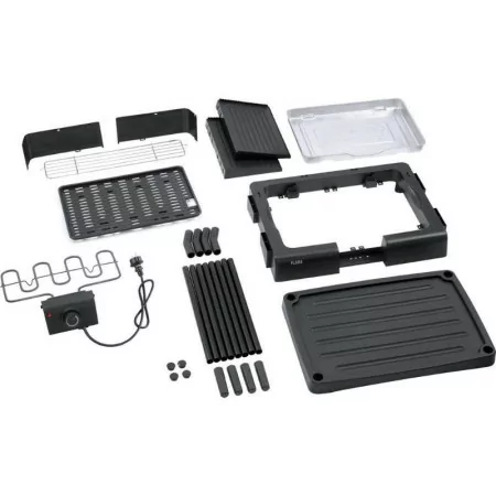 Flame Barbecue Grill - 2000W - 42x27cm - Black