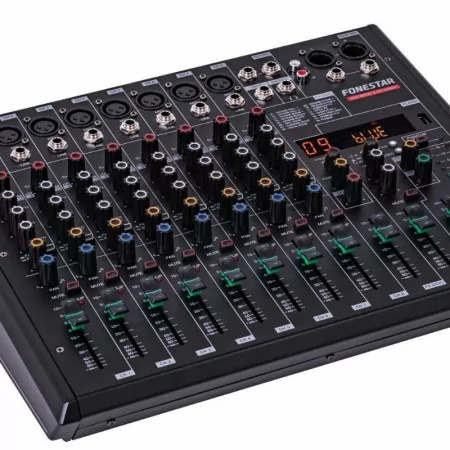 Mesa Mezcladora Fonestar - MIX 8PRO - 8 canais e 2 saídas