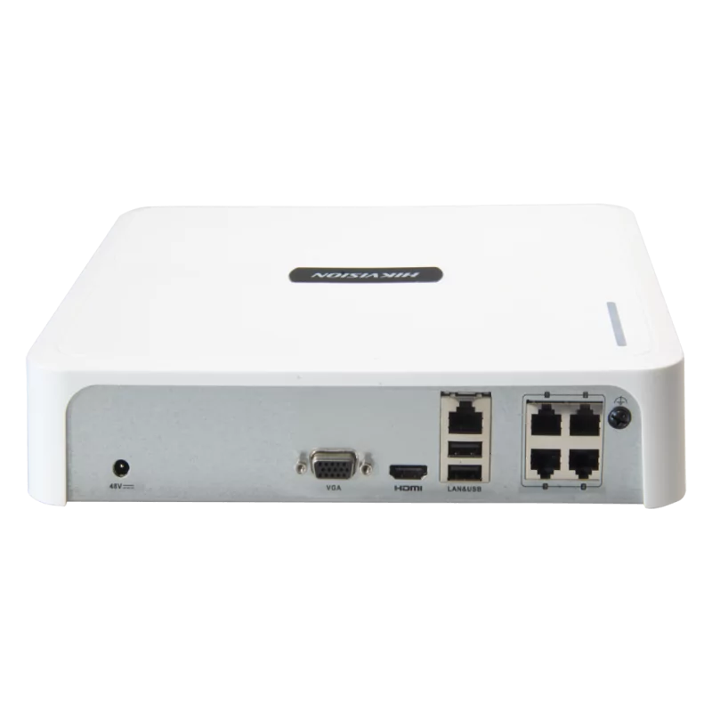 Kit Videovigilância Hikvision - Pack - 4 Câmaras de Vigilância HWI-B121H-M - Gravador Full HD PoE HWN-2104H-4P