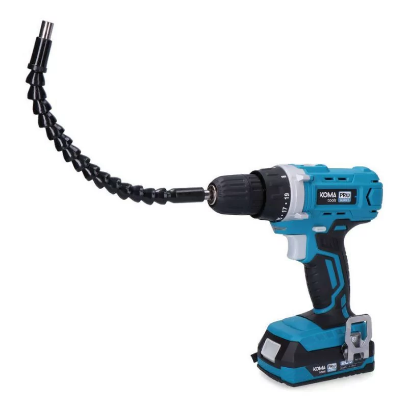 Kit Berbequim Koma Tools Pro Series + 40 Acessórios - 20v