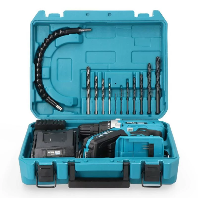 Kit Berbequim Koma Tools Pro Series + 40 Acessórios - 20v