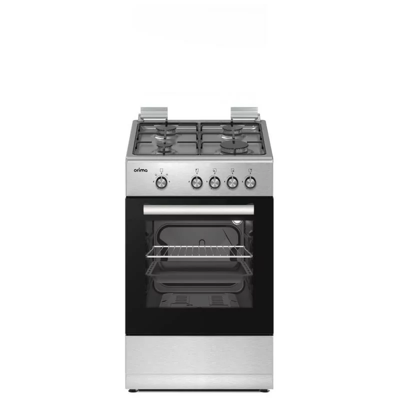 Fogão a Gás Orima OR-543-X (4 Queimadores - 54L - Segurança Total - Inox - GPL)