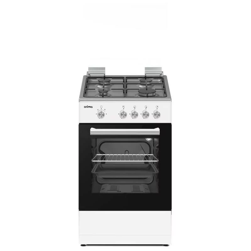 Fogão a Gás Orima OR-543-W (4 Queimadores - 54L - Segurança Total - Inox - GPL)