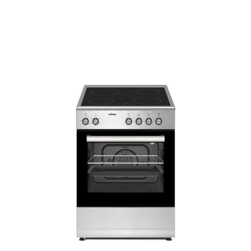 Cocina Vitrocerámica Orima OR-647-VIT (4 Zonas - 56L - Clase A - Inox - Eléctrico) Cocina Vitrocerámica Orima OR-647-VIT (4 Zonas - 56L - Clase A - Inox - Eléctrico)