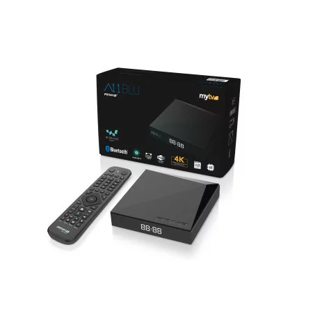 Amiko A11 Blu - 2GB/16GB - Android 11 - Box IPTV - (MyTV3 - Dual-Band - Gigabit - RCU BT)