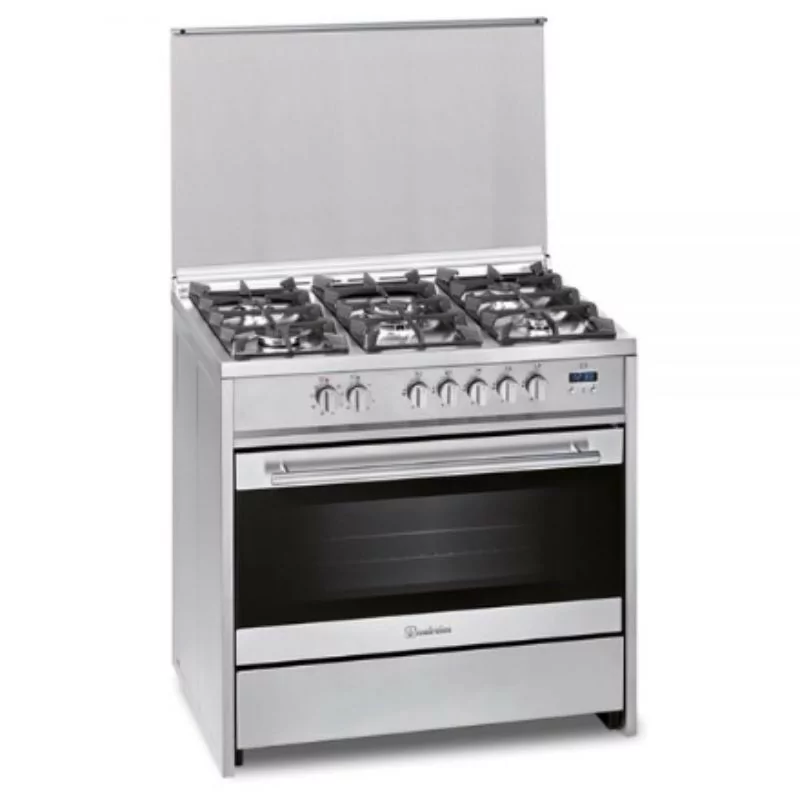 Cocina de Gas Meireles - 5 Quemadores - Inox - M 910 X