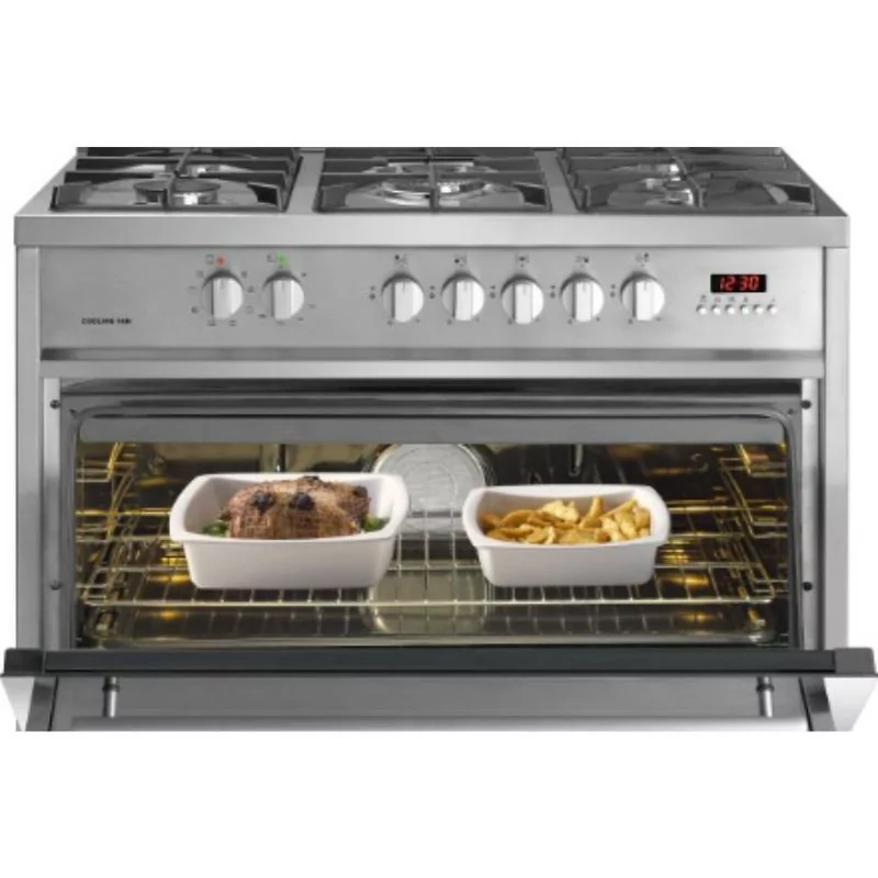 Cocina de Gas Meireles - 5 Quemadores - Inox - M 910 X