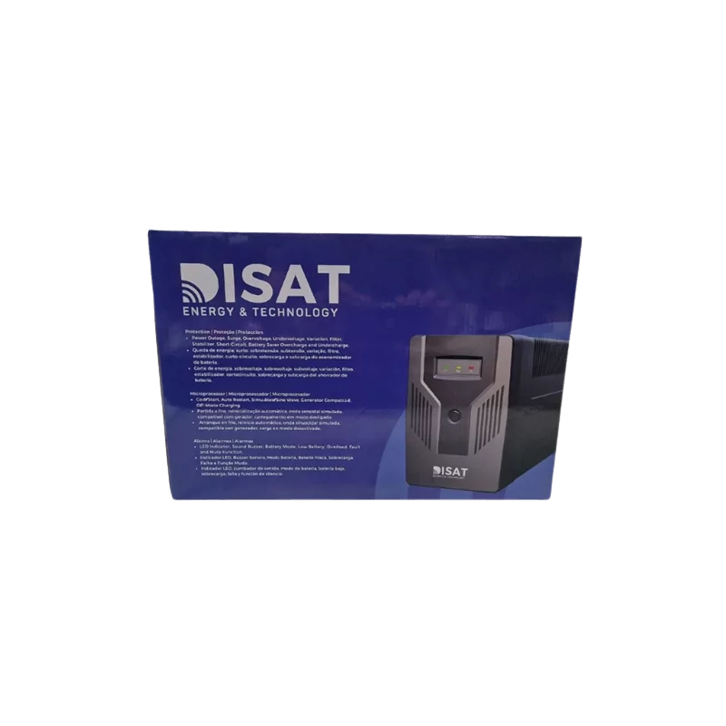 UPS - 600VA/360W 7AH - 2X Schuko - DISAT - DS0013