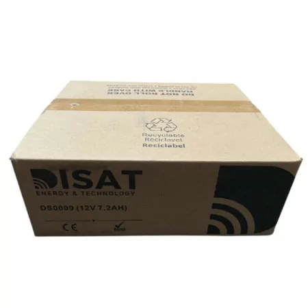 Lead Battery 12V 7.2AH F1 - DISAT - DS0009