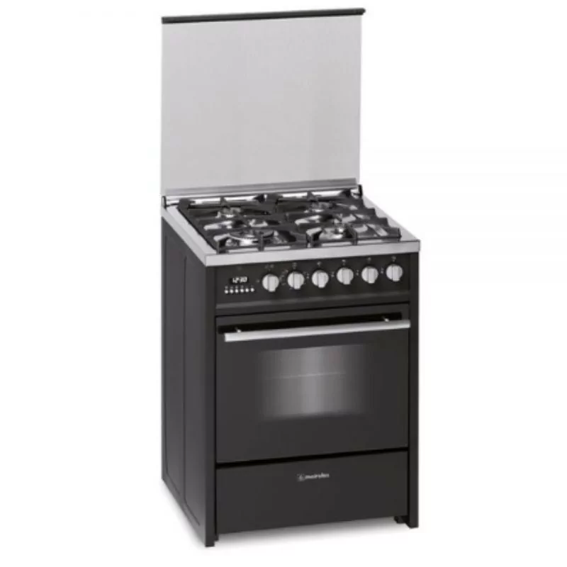 Fogão a Gás Meireles - 4 Queimadores - 55L - Preto - E 610 BL Fogão a Gás Meireles - 4 Queimadores - 55L - Preto - E 610 BL