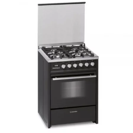 Meireles Gas Stove - 4 Burners - 55L - Black - E 610 BL