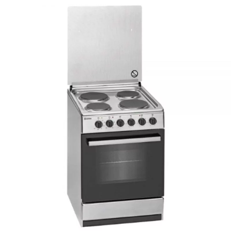 Fogão Elétrica Meireles Milano - 4 Queimadores - 59L - Inox - E 543 X