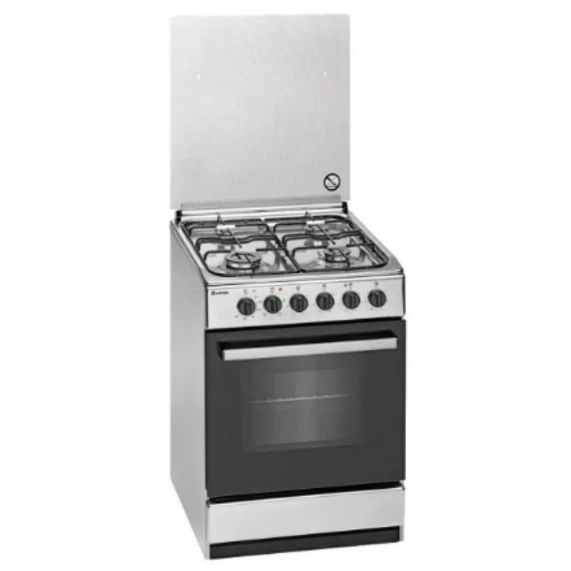Cocina de Gas Meireles Milano - 4 Quemadores - 59L - Inox - E 540 X Gas Natural
