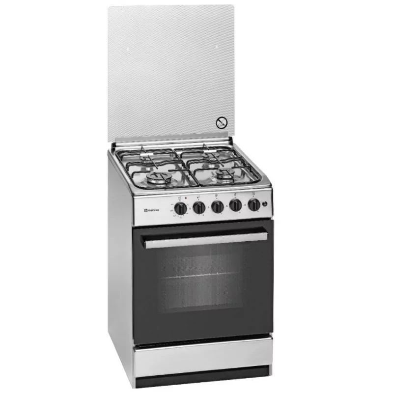 Fogão a Gás Meireles - 4 Queimadores - 55L - Inox - M-540-X Gás Butano