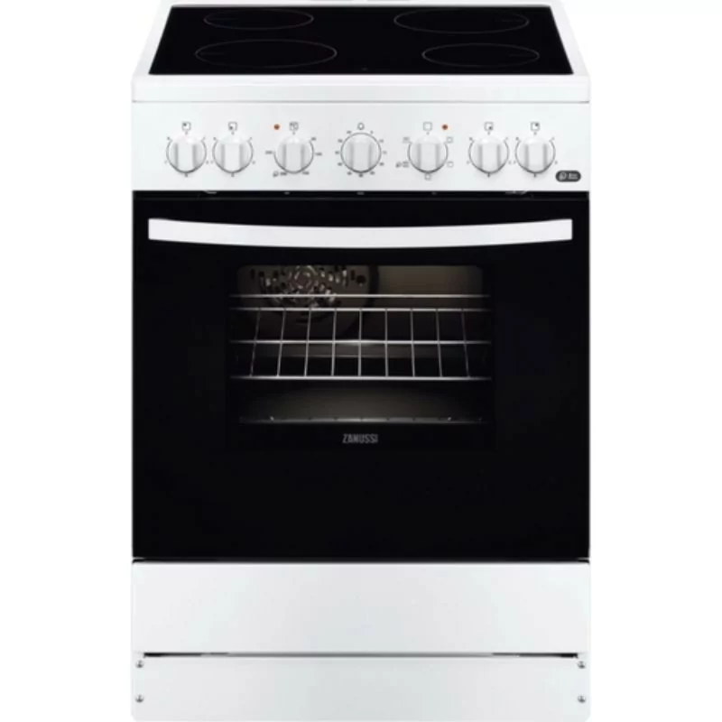 Vitroceramic Stove Zanussi - 4 Zones - 56L - White - ZCV65201WA