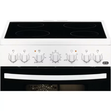 Fogão Vitrocerâmica Zanussi - 4 Zonas - 56L - Branco - ZCV65201WA
