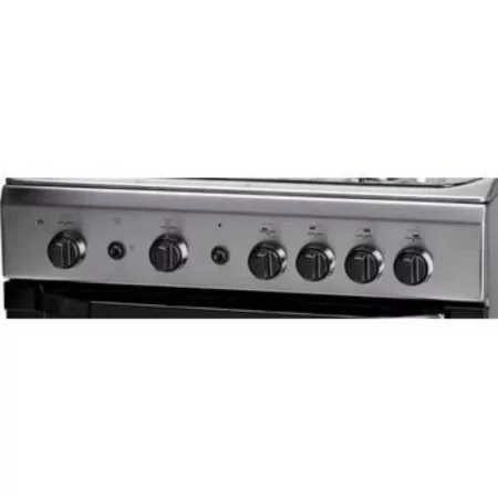 Cocina Monobloque Gas Natural Indesit - 4 Quemadores - 60cm - Inox - I6GG1F(X)/P