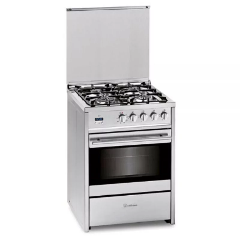 Fogão Monobloco Gás Butano Meireles - 4 Queimadores - 60cm - 51L Inox - M 610 X Fogão Monobloco Gás Butano Meireles - 4 Queimadores - 60cm - 51L Inox - M 610 X