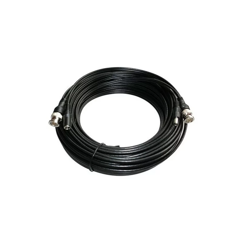Cabo RG59 Safire - DC Video / Alimentacao BNC - 10M Cabo RG59 Safire - DC Video / Alimentacao BNC - 10M