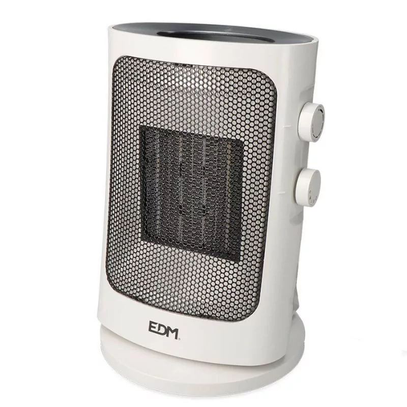 Calefactor Vertical Oscilante EDM - 1500W - Gris - 07186