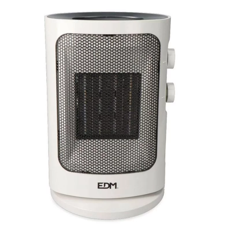 Aquecedor Vertical Oscilante EDM - 1500W - Cinzento - 07186
