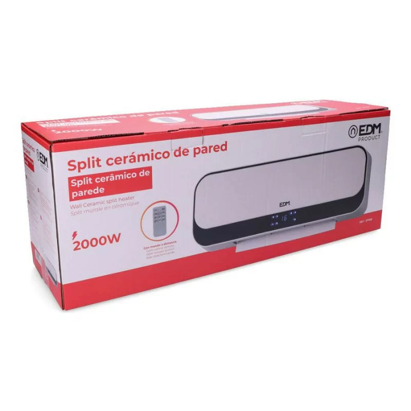 EDM Wall Split Heater - LED - 2000W - White - 07188