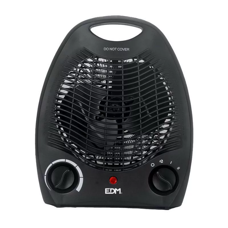Aquecedor de Mesa EDM - Vertical - 2000W 50Hz - Preto - 07220