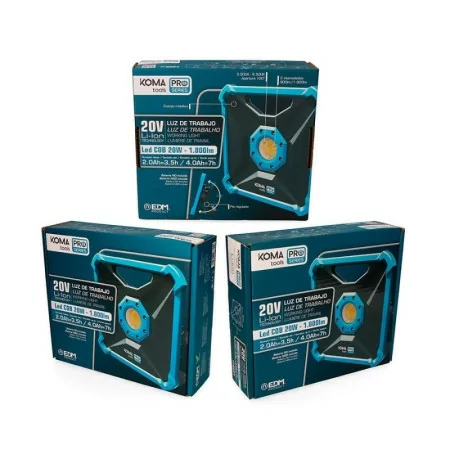 Foco Projetor LED Koma Tools Pro Series - 20W 1800 Lumens