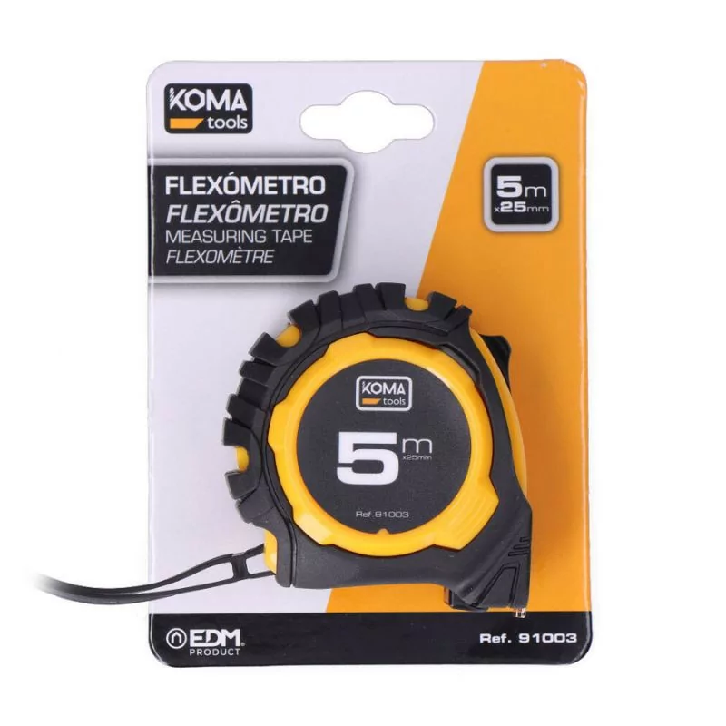 Fita Métrica Koma Tools - 5 Metros - (25mm - Standard Abs)