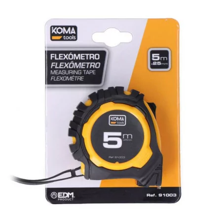 Fita Métrica Koma Tools - 5 Metros - (25mm - Standard Abs)