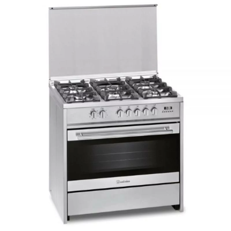 Fogão Meireles - 121L - Forno Elétrico - 5 Queimadores - E 910 X - Inox Fogão Meireles - 121L - Forno Elétrico - 5 Queimadores - E 910 X - Inox
