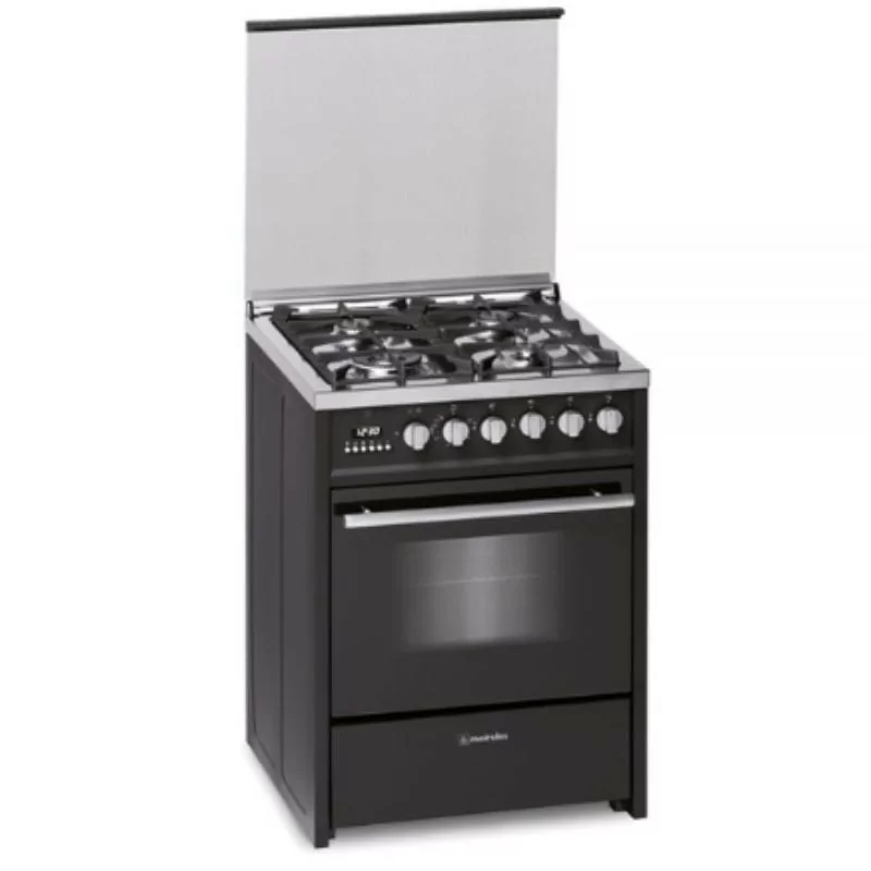 Cocina Meireles Monza - 55L - E 610 Bl - Negro + Inox Cocina Meireles Monza - 55L - E 610 Bl - Negro + Inox