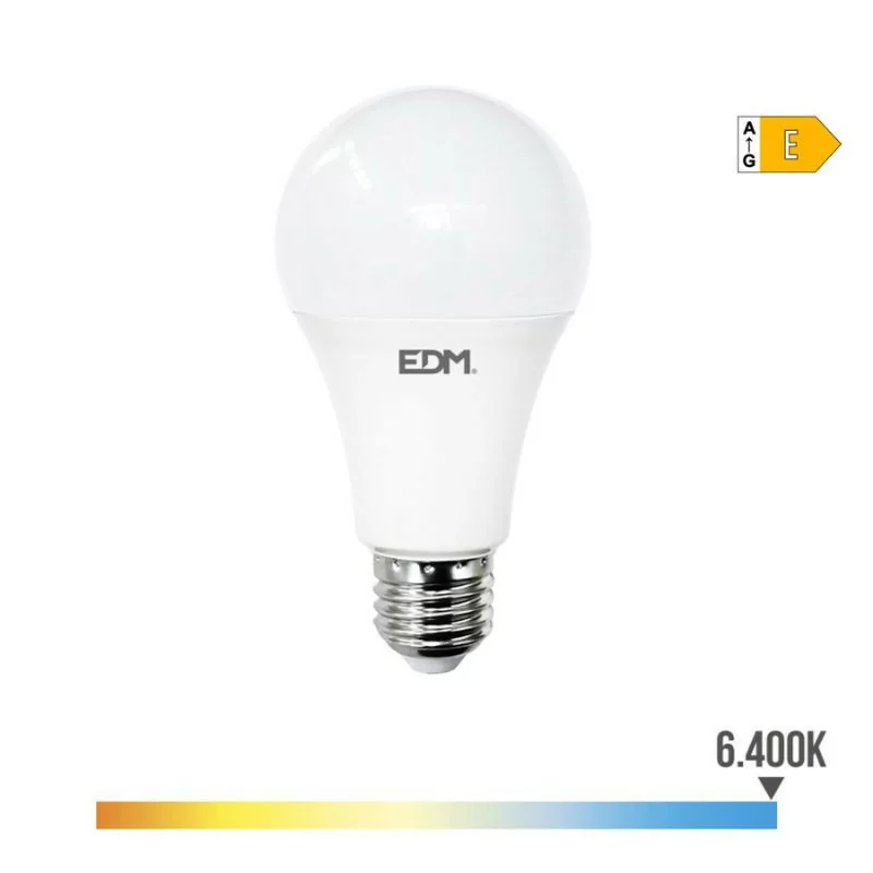 Lâmpada LED EDM - Standard - E27 - 24W - 2700LM - 6400K - Luz Fria - 7x13,6cm - 98722