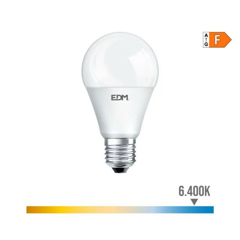 Lâmpada LED EDM - Standard - E27 - 7W - 580LM - 6400K - Luz Fria - 5,9x11cm - 98705