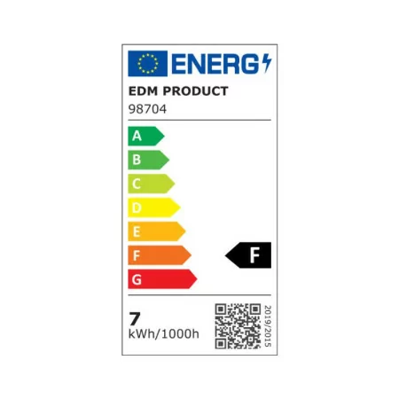 EDM LED Bulb - Standard - E27 - 7W - 580LM - 3200K - Warm Light - 5.9x11cm - 98704