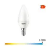 EDM LED Bulb - Candle - E14 - 8W - 806LM - 6500K - Cold Light - 3.8x11.4cm - 98075