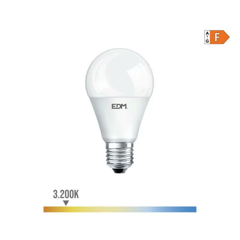 EDM LED Bulb - Standard - E27 - 12W - 1154LM - 3200K - Warm Light - 5.9x11.5cm - 35457