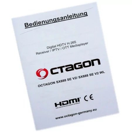 Octagon SX888 WL SE V2 - Definesat IPTV - Wi-Fi - H.265 Full HD
